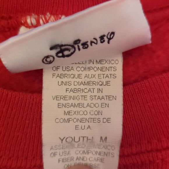 Disney Pluto vintage kids red sweatshirt size youth medium - Picture 4 of 6